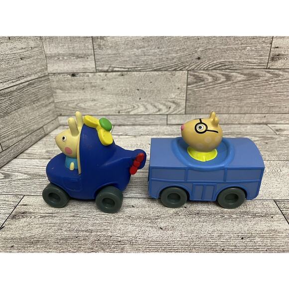 Peppa Pig ~ Vehicles / Cars w/ Figures - Lot Of 5 - Picture 4 of 5